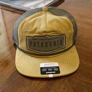 Brand new Patagonia fly fishing hat one size gold